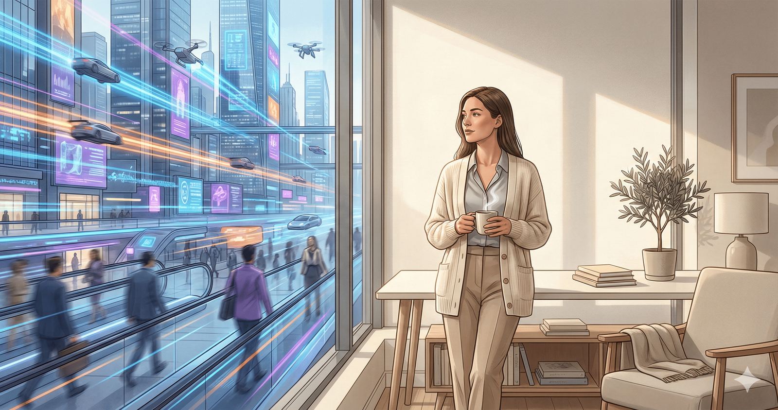 Calma al lavoro e ritmo della tecnologia: cercare la marcia in più dell'AI