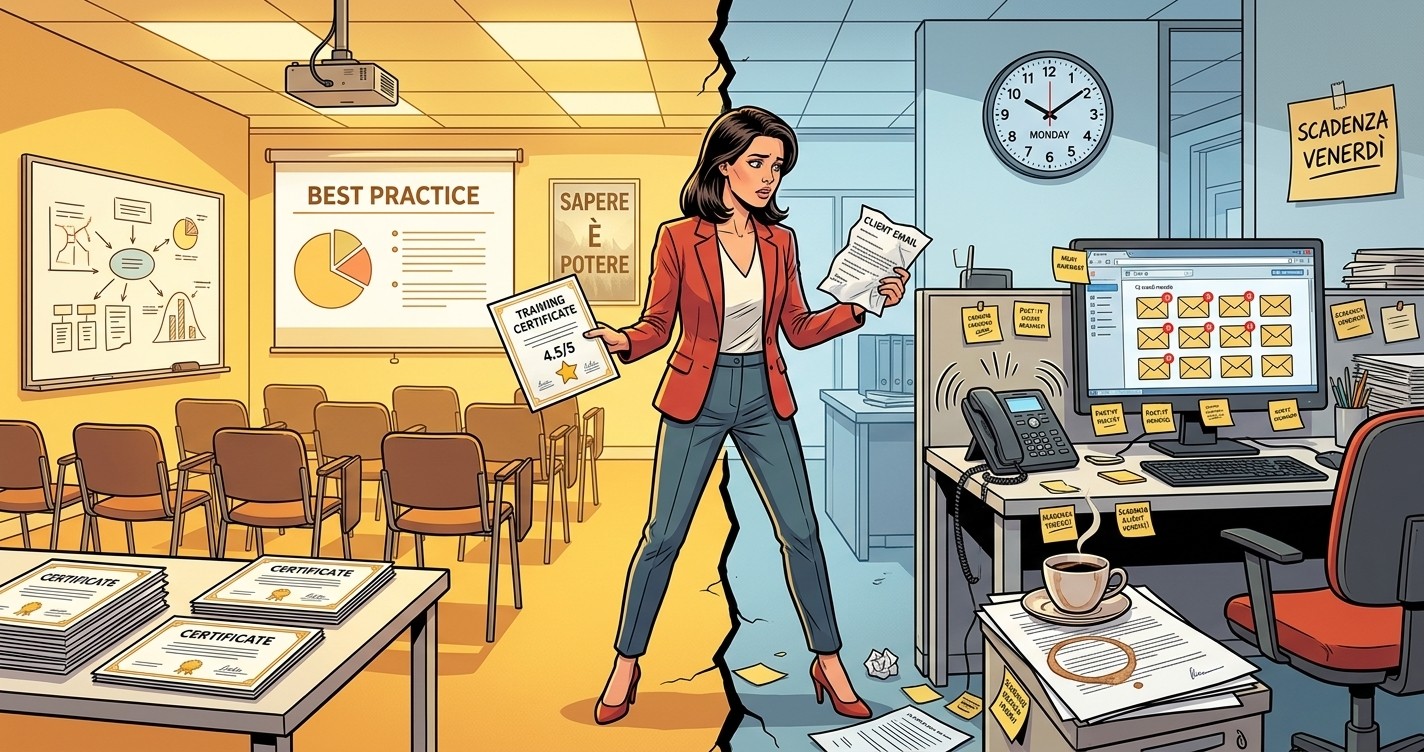 La formazione aziendale tra aula e realtà lavorativa